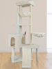 Picture of WANG XIN Four Layer Big Cat Tree with Huge Cat Condo and Two Hammocks Scratch Pad,Beige