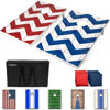 Picture of GoSports 3 x 2 ft Classic Cornhole Set - Includes 8 Bean Bags, Travel Case and Game Rules - Chevron