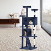 Picture of BestPet 54in Cat Tree Tower for Indoor Cats,Multi-Level Cat Furniture Activity Center with Cat Scratching Posts Stand House Cat Condo with Funny Toys for Kittens Pet Play House (70in, Navy Blue)