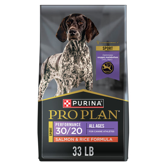 Picture of Purina Pro Plan High Protein Dog Food, Sport 30/20 Salmon And Rice Dog Food Dry Formula - 33 lb. Bag