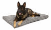 Picture of MidWest Homes for Pets Deluxe Dog Beds | Super Plush Dog & Cat Beds Ideal for Dog Crates | Machine Wash & Dryer Friendly, 1-Year Warranty,Gray, 48-Inch