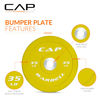 Picture of CAP Barbell Best Olympic Bumper Plate, Yellow, 35 lb Single