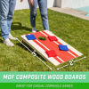 Picture of GoSports 3 x 2 ft Classic Cornhole Set - Includes 8 Bean Bags, Travel Case and Game Rules - Wood Design