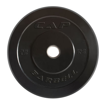 Picture of CAP Barbell Better Olympic Bumper Plate, Black, 35 lb Single