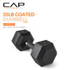 Picture of CAP Barbell Coated Dumbbell Weights with Padded Grip, Single, 35 LBS