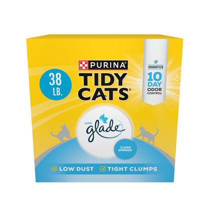 Picture of Purina Tidy Cats Clumping Multi Cat Litter, Glade Clear Springs - 38 lb. Box