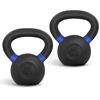 Picture of Yes4All Kettlebell Weights Cast Iron/Kettlebells Powder Coated - Strength Training, Home Gym, Full-body Exercises