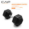 Picture of CAP Barbell 40 LB Coated Hex Dumbbell Weight, New Edition