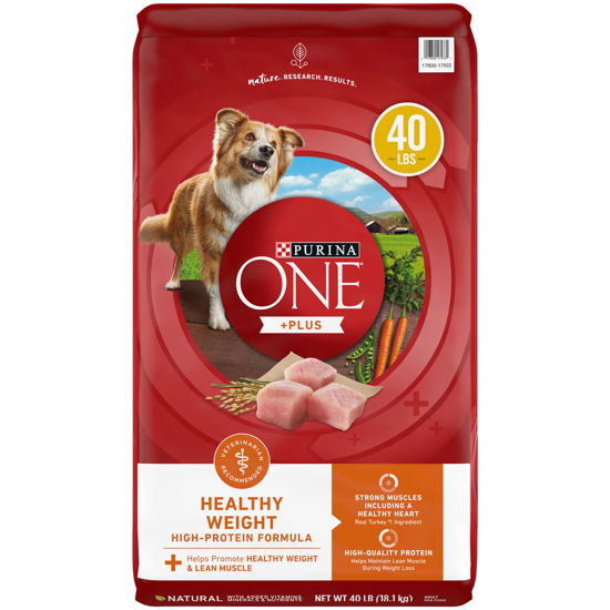 Picture of Purina ONE Plus Healthy Weight High-Protein Dog Food Dry Formula - 40 lb. Bag