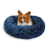 Picture of Best Friends by Sheri The Original Calming Donut Cat and Dog Bed in Lux Fur Navy, Medium 30"