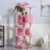 Picture of Yaheetech Multi-Level Cat Tree Stand House Furniture with Condos, Scratching Posts