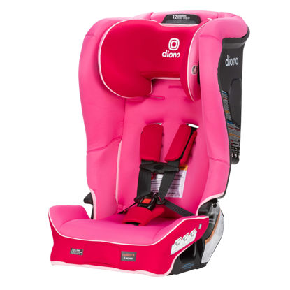 Picture of Diono Radian 3R SafePlus, All-in-One Convertible Car Seat, Rear and Forward Facing, SafePlus Engineering, 10 Years 1 Car Seat, Slim Fit 3 Across, Pink Cotton Candy