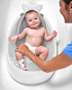 Picture of Skip Hop Baby Bath Tub, 3-Stage Smart Sling Tub, Moby, White