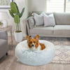 Picture of Best Friends by Sheri The Original Calming Donut Cat and Dog Bed in Shag Fur Frost, Medium 30"