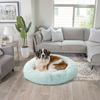 Picture of Best Friends by Sheri The Original Calming Donut Cat and Dog Bed in Shag Fur Baby Blue, Extra Large 45"