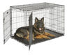 Picture of MidWest Homes for Pets Newly Enhanced Double Door iCrate Dog Crate, Includes Leak-Proof Pan, Floor Protecting Feet, Divider Panel & New Patented Features