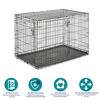 Picture of MidWest Homes for Pets Newly Enhanced Double Door iCrate Dog Crate, Includes Leak-Proof Pan, Floor Protecting Feet, Divider Panel & New Patented Features