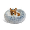 Picture of Best Friends by Sheri The Original Calming Donut Cat and Dog Bed in Shag Fur Denim, Medium 30"