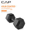 Picture of CAP Barbell Coated Dumbbell Weights with Padded Grip, Single, 45 LBS