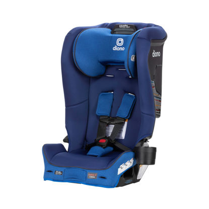 Picture of Diono Radian 3R SafePlus, All-in-One Convertible Car Seat, Rear and Forward Facing, SafePlus Engineering, 10 Years 1 Car Seat, Slim Fit 3 Across, Blue Sky