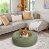 Picture of Best Friends by Sheri The Original Calming Donut Cat and Dog Bed in Shag Fur Sage, Medium 30"