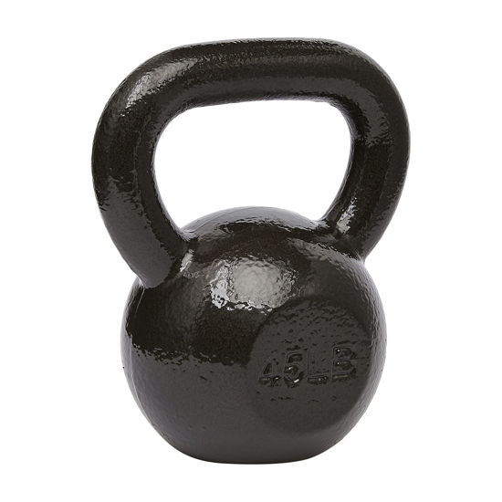 Picture of Amazon Basics Cast Iron Kettlebell, 45 pound, Black