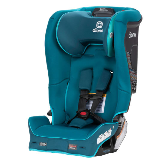 Picture of Diono Radian 3R SafePlus, All-in-One Convertible Car Seat, Rear and Forward Facing, SafePlus Engineering, 10 Years 1 Car Seat, Slim Fit 3 Across, Blue Razz Ice