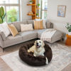 Picture of Best Friends by Sheri The Original Calming Donut Cat and Dog Bed in Shag Fur Dark Brown, Large 36"