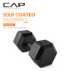 Picture of CAP Barbell Coated Dumbbell Weights with Padded Grip, Single, 50 LBS