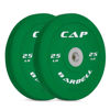 Picture of CAP Barbell Best Olympic Bumper Plate Set, Green, 25 lb Pair