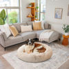 Picture of Best Friends by Sheri The Original Calming Donut Cat and Dog Bed in Shag Fur Taupe, Extra Large 45"