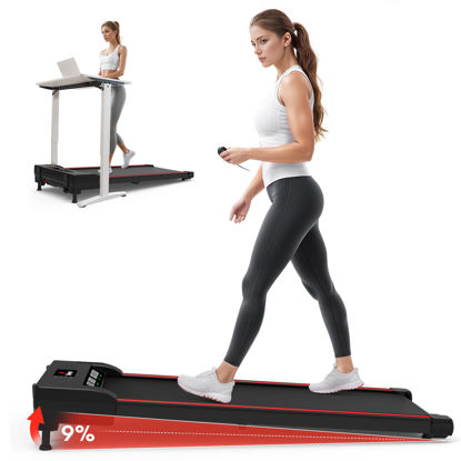 Picture of Sperax Walking pad with Incline,Portable Treadmill,Automatic Remote Lift Slope,4 in 1 Incline Walking pad,Under Desk Treadmill for Home Office with Remote Control,2.5HP 320lbs Weight Capacity