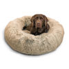 Picture of Best Friends by Sheri The Original Calming Donut Cat and Dog Bed in Shag Fur Taupe, Large 36"