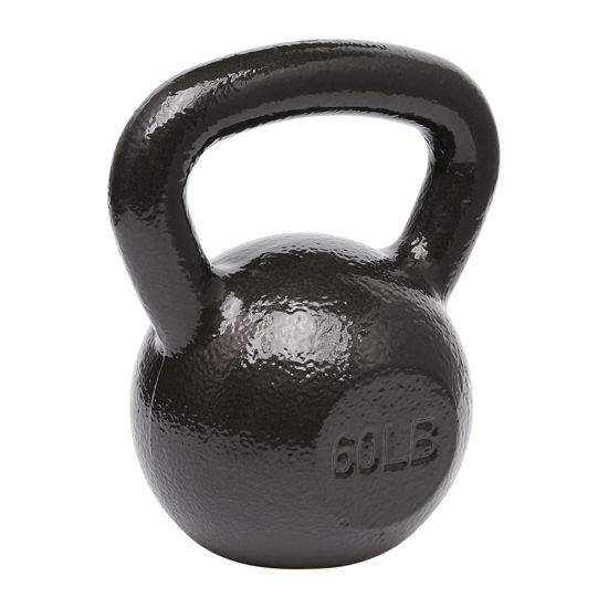 Picture of Amazon Basics Cast Iron Kettlebell, 60 pounds, Black