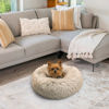 Picture of Best Friends by Sheri The Original Calming Donut Cat and Dog Bed in Shag Fur Taupe, Extra Small 18"