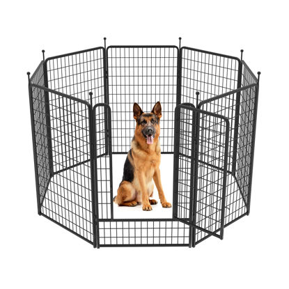 Picture of FXW Rollick Dog Playpen for Yard, RV Camping│Patented, 50 inch 8 Panels