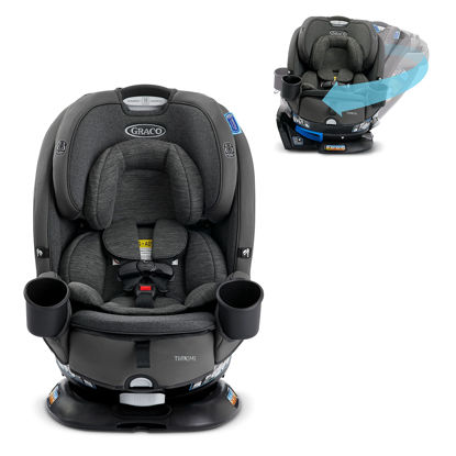 Picture of Graco Turn2Me 3-in-1 Car Seat with Rotating Feature, Highback Booster, for Newborn to Toddler up to 100lbs, in Manchester