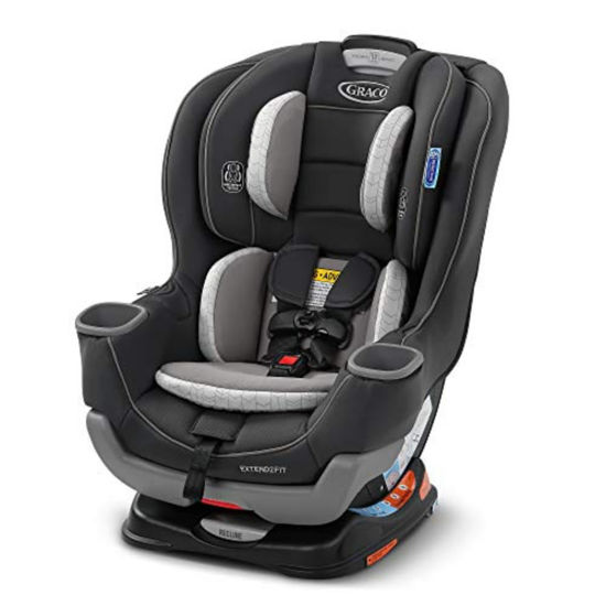 Picture of Graco Extend2Fit Convertible Car Seat, Rear-Facing and Forward-Facing, Extended Rear-Facing Seat Option, Redmond, Ideal for Newborns, Infants, and Toddlers