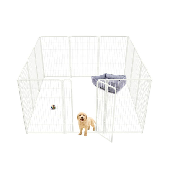 Picture of FXW Homeplus Dog Playpen Designed for Indoor Use, 45" Height for Large Dogs, White│Patented