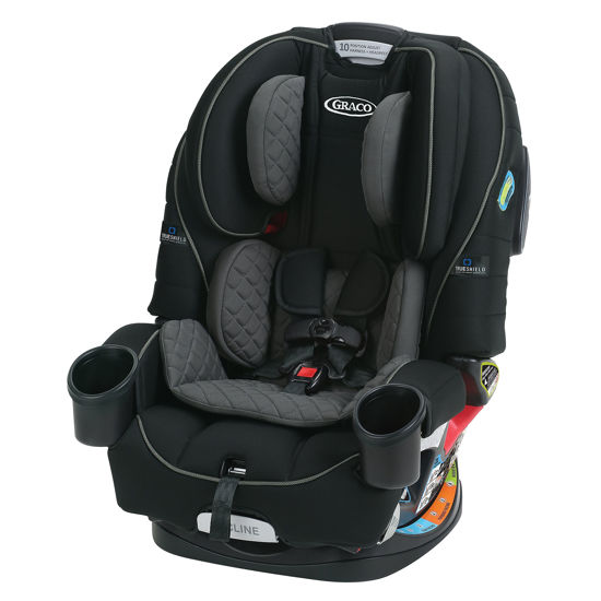 Picture of Graco 4Ever 4 in 1 Car Seat, Featuring TrueShield Side Impact Technology, Adjustable Harness System, Ideal for Newborns, Infants, Toddlers & Kids