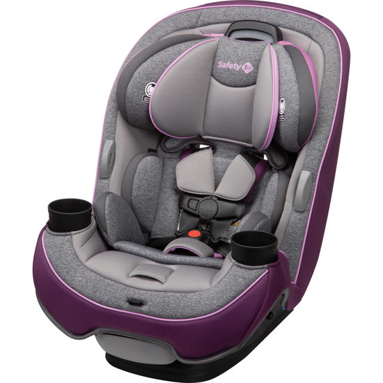 Picture of Safety 1st Grow and Go All-in-One Convertible Car Seat,Rear-Facing 5-40 pounds, Forward-Facing 22-65 pounds, and Belt-Positioning Booster 40-100 pounds, Sugar Plum Pop