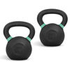 Picture of Yes4All Kettlebell Weights Cast Iron/Kettlebells Powder Coated - Strength Training, Home Gym, Full-body Exercises