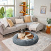 Picture of Best Friends by Sheri The Original Calming Donut Cat and Dog Bed in Shag Fur Gray, Extra Large 45"