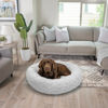 Picture of Best Friends by Sheri The Original Calming Donut Cat and Dog Bed in Lux Fur Gray, Large 36"