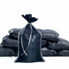 Picture of Sandbaggy Black Sandbags - Empty Poly Bags W/ 4000 HR UV Protection - 14 Inch x 26 Inch - Ultra-Tough Sand Bags That Can Be Dropped 40 Times - Military Grade (5,000 Bags)