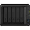 Picture of Synology DiskStation DS1520+ NAS Server with Celeron 2.0GHz CPU, 8GB Memory, 60TB HDD Storage, 1TB M.2 NVMe SSD, 4 x 1GbE LAN Ports, DSM Operating System