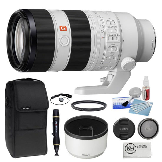 Picture of Sony FE 70-200mm f/2.8 GM OSS II Lens Bundle with 77mm UV Filter + Lens Cap Keeper + Lens Pen + Microfiber Cleaning Cloth + 5-Piece Camera Cleaning Kit (6 Items)