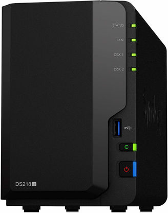 Picture of Synology DiskStation DS218+ 2-Bay NAS Enclosure, Dual-Core 2.0GHz, No HDD