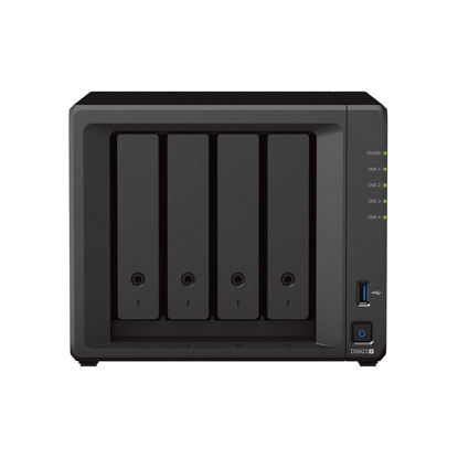 Picture of Synology DS923+ 4-Bay Diskstation NAS (AMD Ryzen™ 4 Threads R1600 Dual-Core 4GB Ram 2xRJ-45 1GbE LAN-Port) 32TB Bundle with 4X 8TB WD Red Plus