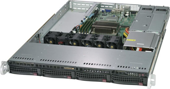 Picture of Supermicro SuperServer 5019C-WR Barebone System - 1U Rack-mountable - Intel C246 Chipset - Socket H4 LGA-1151 - 1 x Processor Support - Black - 128 GB DDR4 SDRAM DDR4-2666/PC4-21300 Maximum RAM Suppor